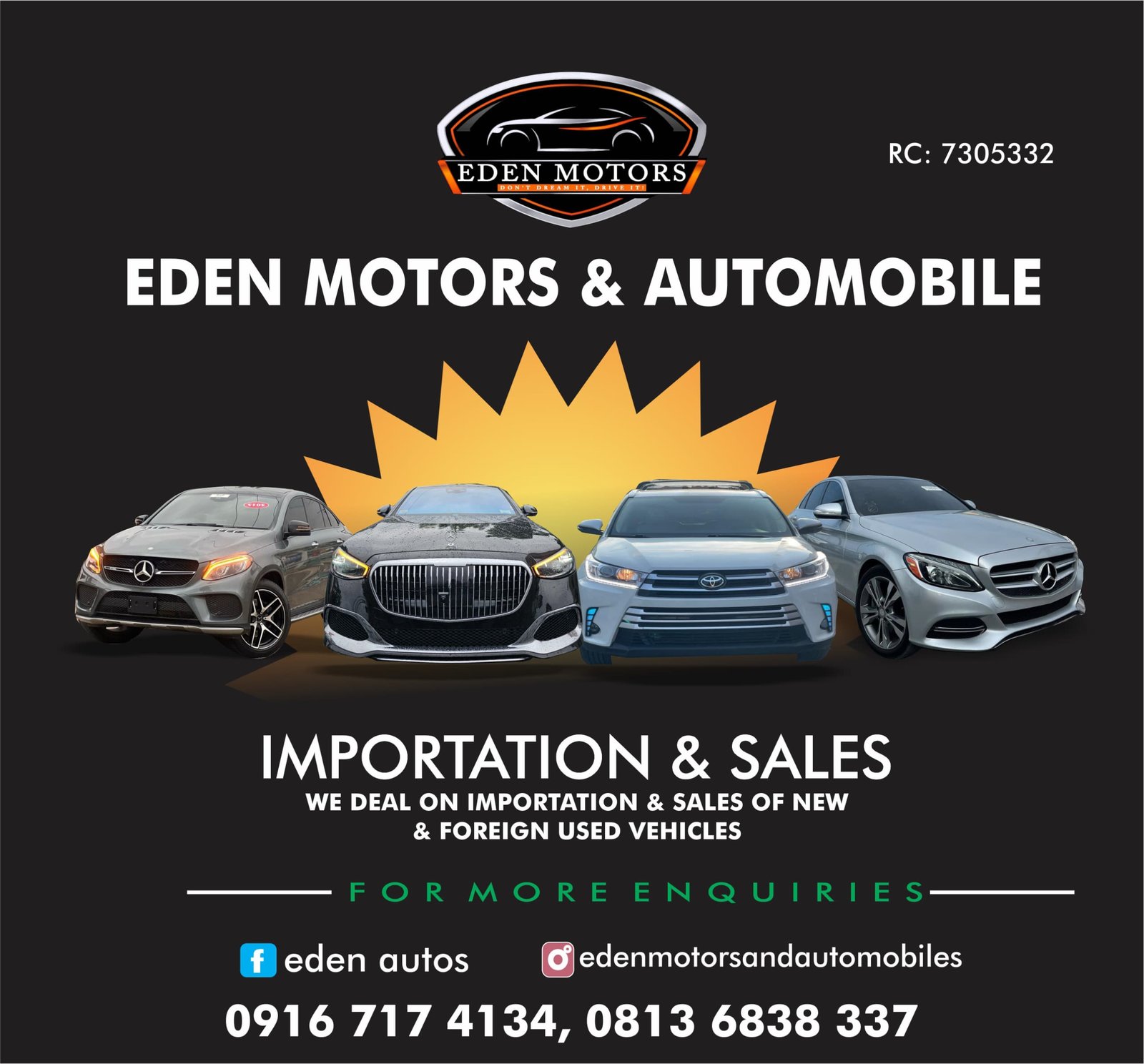 EDEN MOTORS & AUTOMOBILE