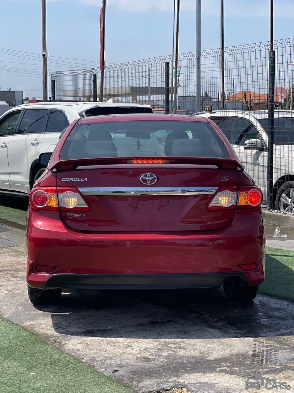 2012 Toyota Corolla Sport — Rear 3/4