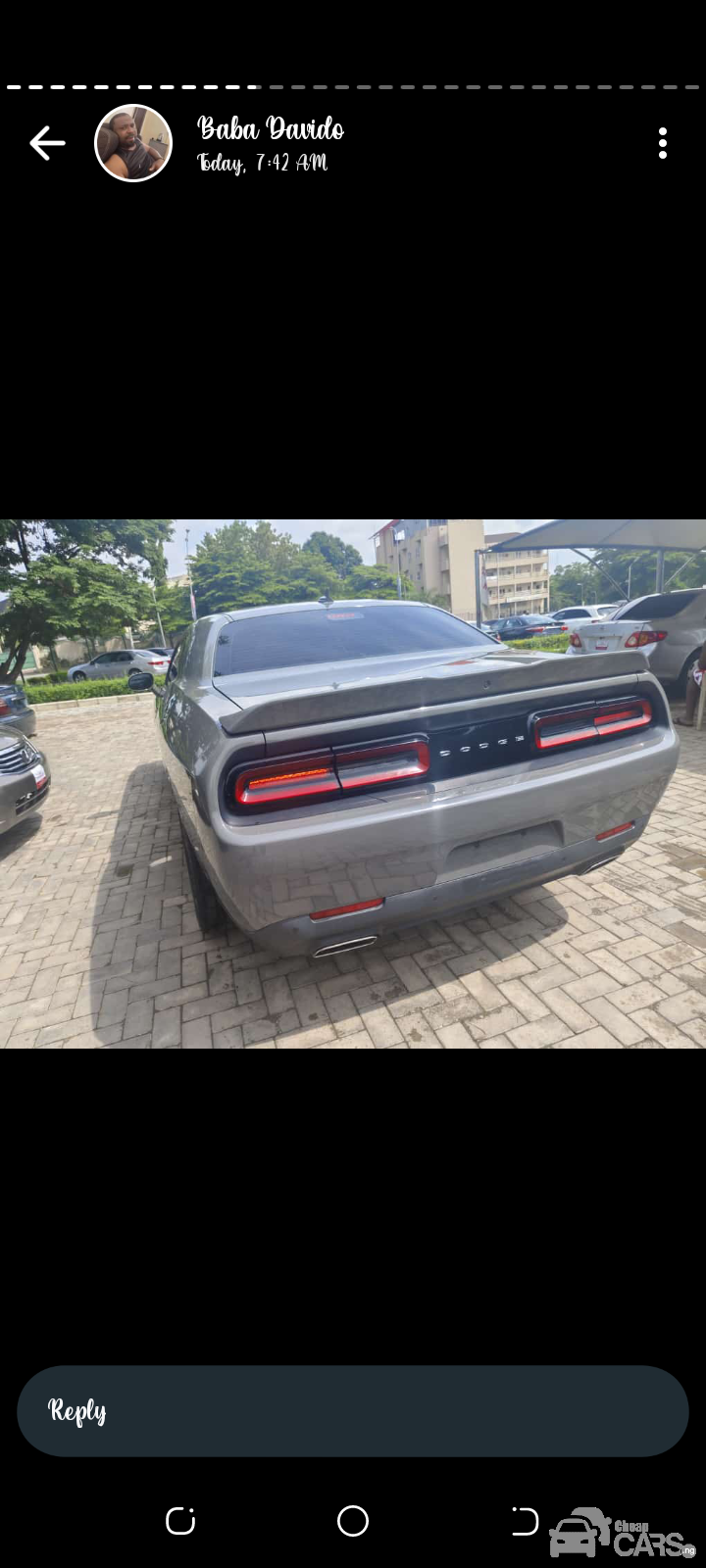 Dodge Affordable car — Side profile