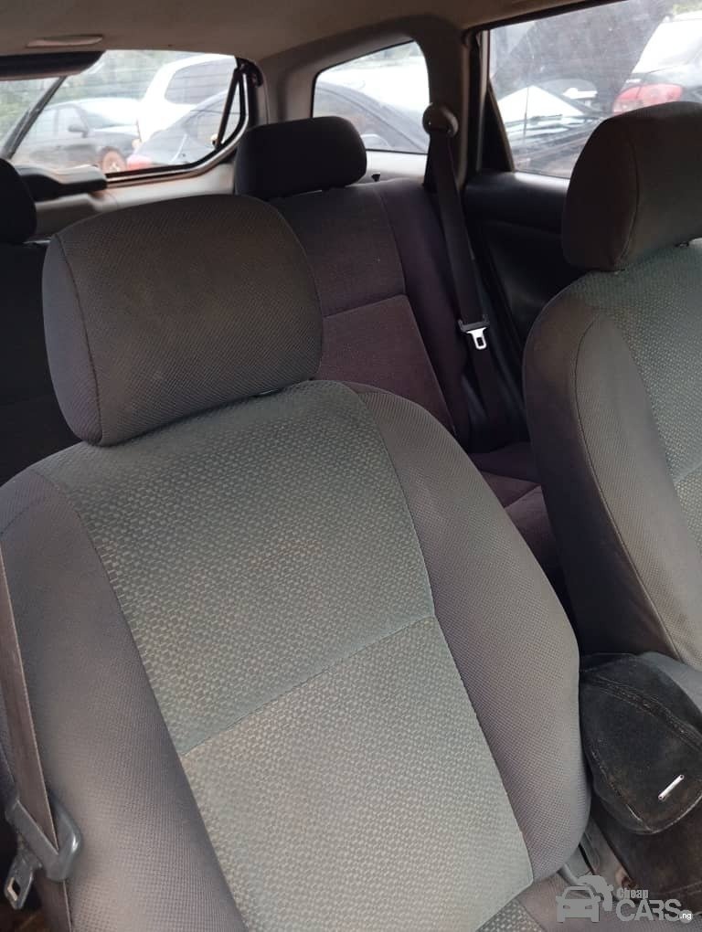 Toyota matrix — Rear seats