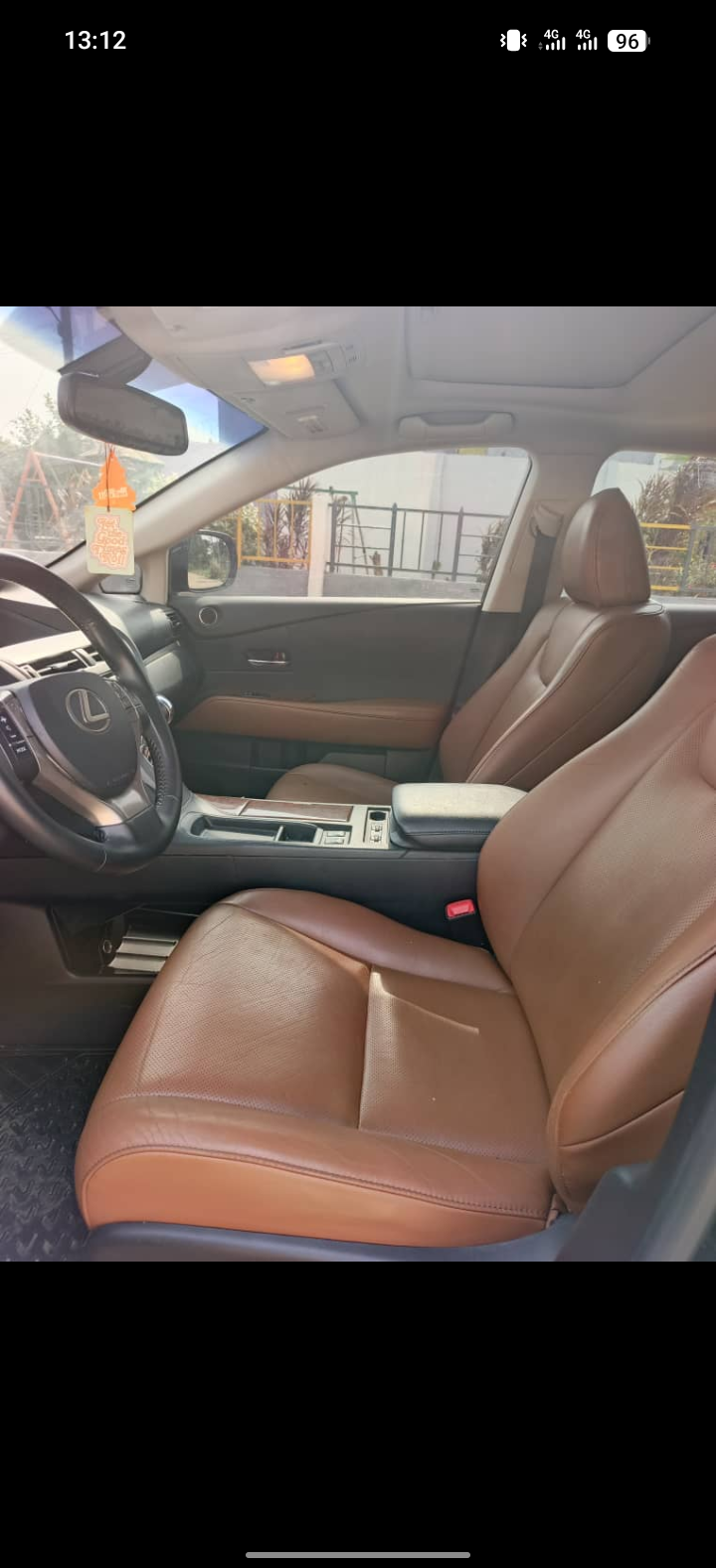 2013 Lexus RX Touring — Rear seats