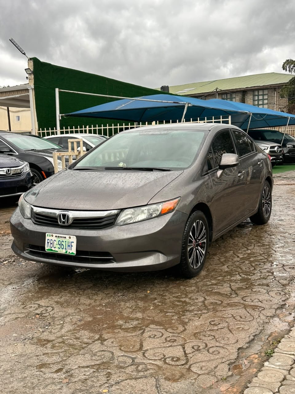 2012 HONDA Civic EX-L, Side profile